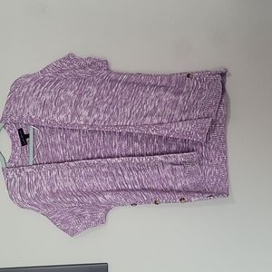 Lane Bryant Short Slie Slit Open Front O